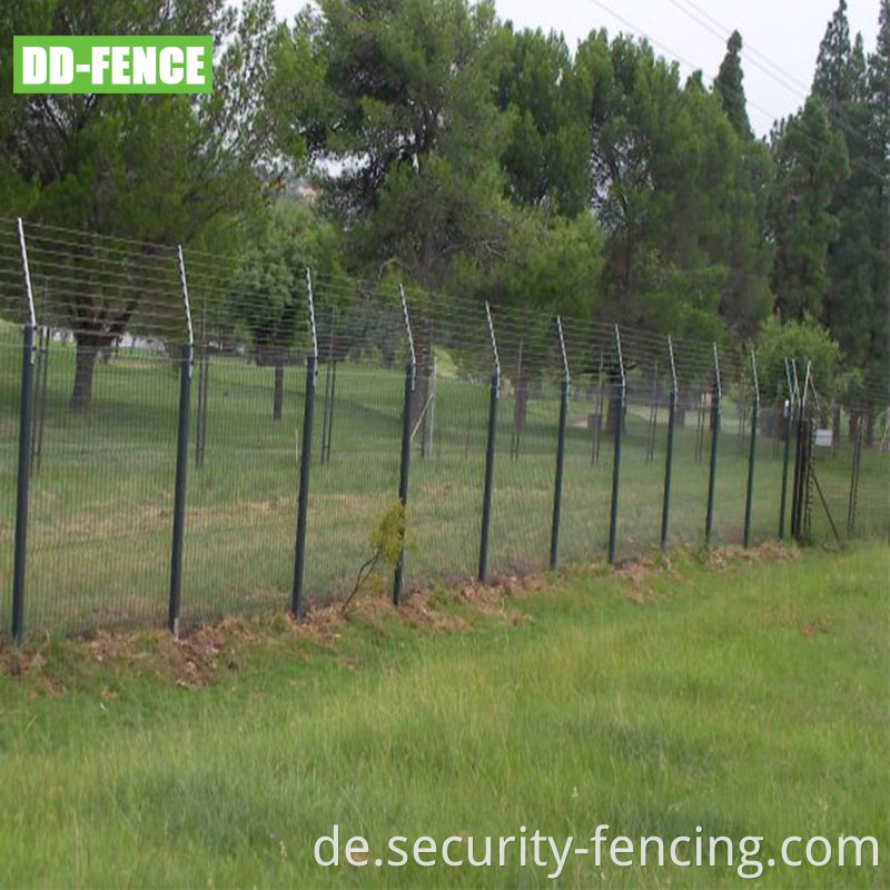 Elektrischer Sicherheitszaun Hochspannung Impuls Elektrischer Zaun mit Alarmsystem als physische Barriere